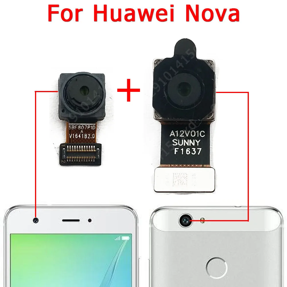 Original For Huawei Nova Front Rear View Back Up Camera Frontal Main Facing Small Camera Module Flex Replacement Spare Parts
Original For Huawei Nova Front Rear View Back Up Camera Frontal Main Facing Small Camera Module Flex Replacement Spare Parts