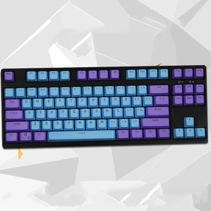 104/87 Key PBT OEM DIY Double Color Backlight Mechanical Keyboard Keycap Universal Column For Ikbc Cherry MX Mechanical Keyboar
104/87 Key PBT OEM DIY Double Color Backlight Mechanical Keyboard Keycap Universal Column For Ikbc Cherry MX Mechanical Keyboar