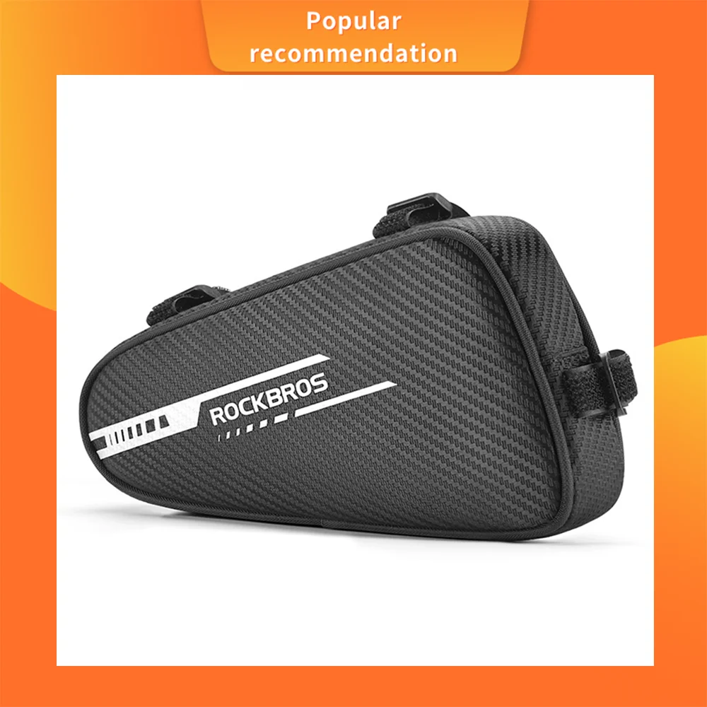 ROCKBROS Bike Frame Storage Bag Waterproof Cycling Reflective 1.2L Triple-cornered Handlebar Top Tube Bag for MTB Road Bicycle
ROCKBROS Bike Frame Storage Bag Waterproof Cycling Reflective 1.2L Triple-cornered Handlebar Top Tube Bag for MTB Road Bicycle