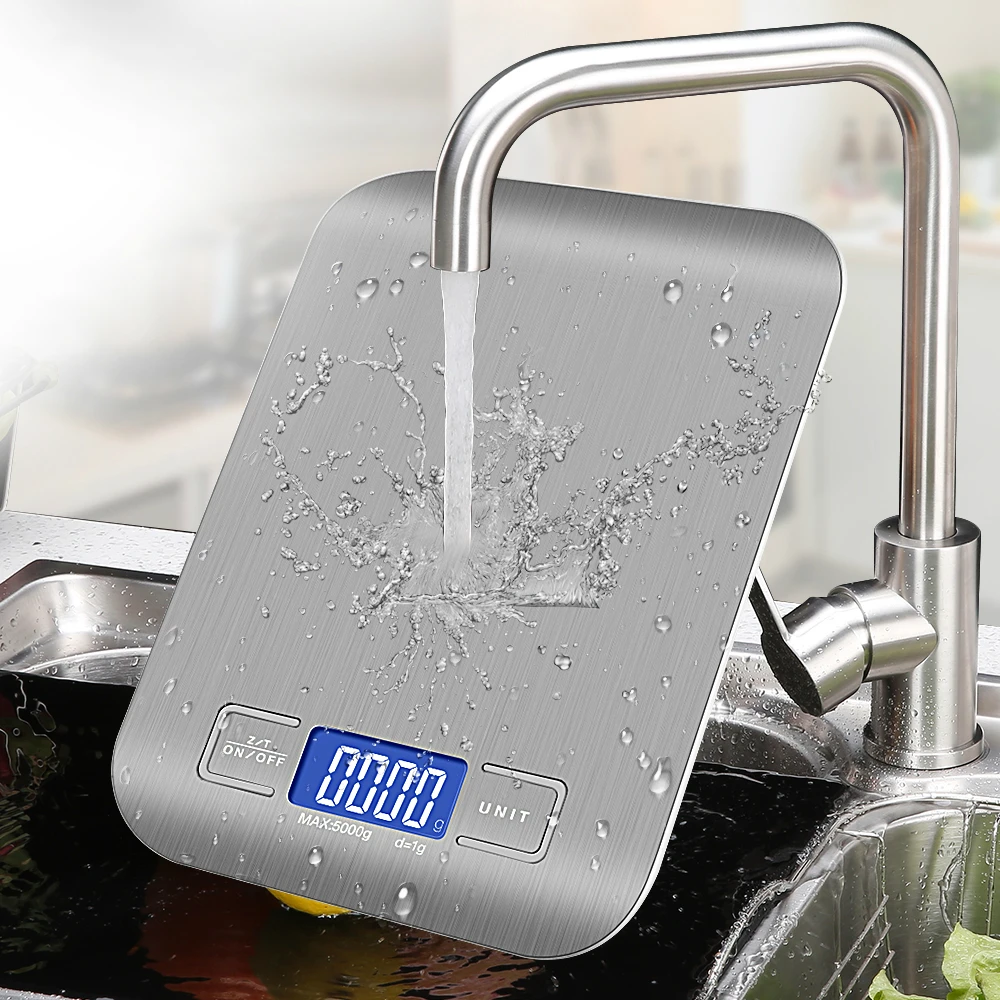 10kg/5Kg OZ/ML/LB/G Kitchen Scale Stainless Steel Weighing Scale Food Diet Postal Balance Measuring Tool LCD Electronic Scales
10kg/5Kg OZ/ML/LB/G Kitchen Scale Stainless Steel Weighing Scale Food Diet Postal Balance Measuring Tool LCD Electronic Scales