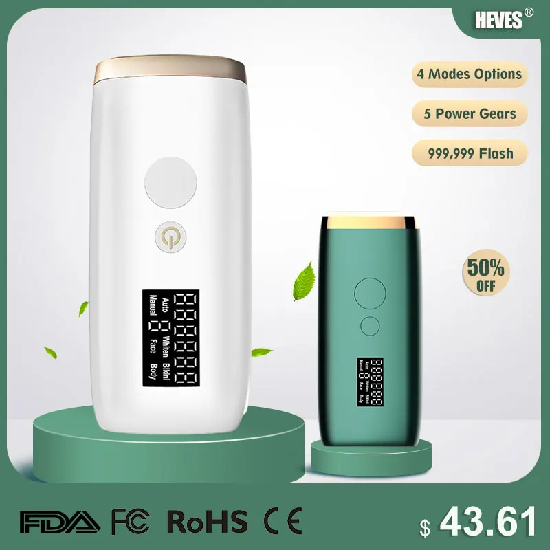 IPL Laser Hair Removal Machine M3 999999 Flashes Auto 5 Level Permanent Depilador Painless Laser Epilator for Facial Whole Body
IPL Laser Hair Removal Machine M3 999999 Flashes Auto 5 Level Permanent Depilador Painless Laser Epilator for Facial Whole Body