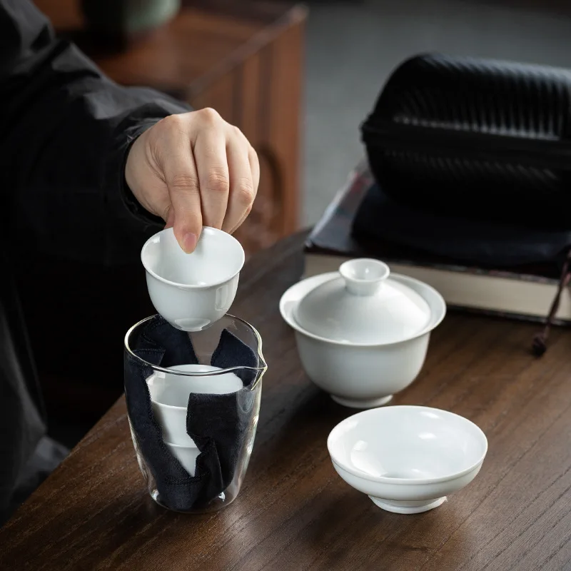 Tea Infuser White Chinese Bubble Ceramic Teapot Kettle Gaiwan Teacups Designer Teaware Portable Travel Tea Set With Bag Gift New
Tea Infuser White Chinese Bubble Ceramic Teapot Kettle Gaiwan Teacups Designer Teaware Portable Travel Tea Set With Bag Gift New