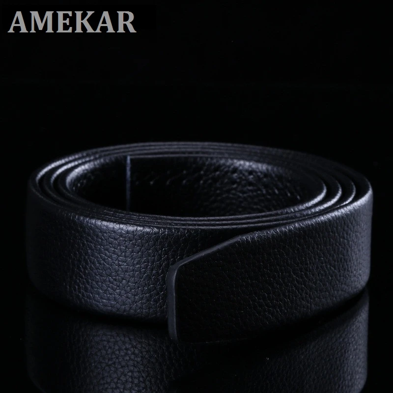 Full Grain Leather Belt No Buckle Belt Black Luxury Genuine Leather Automatic Belts Strap Men Ribbon Waist Strap Belt
Full Grain Leather Belt No Buckle Belt Black Luxury Genuine Leather Automatic Belts Strap Men Ribbon Waist Strap Belt