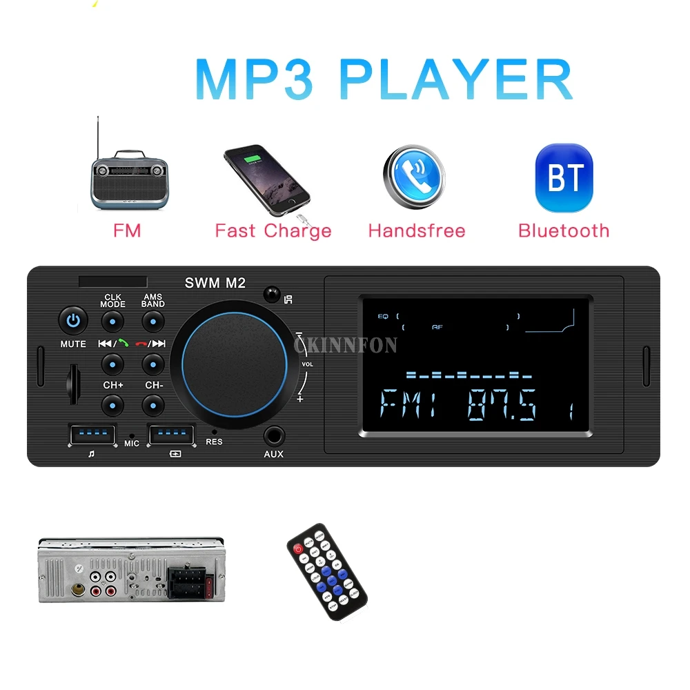 20Pcs/Lot Car Radio Bluetooth Autoradio 12V Stereo Radio FM Aux Input Receiver Charging SD USB In-dash 1 Din Car MP3 Player M2
20Pcs/Lot Car Radio Bluetooth Autoradio 12V Stereo Radio FM Aux Input Receiver Charging SD USB In-dash 1 Din Car MP3 Player M2