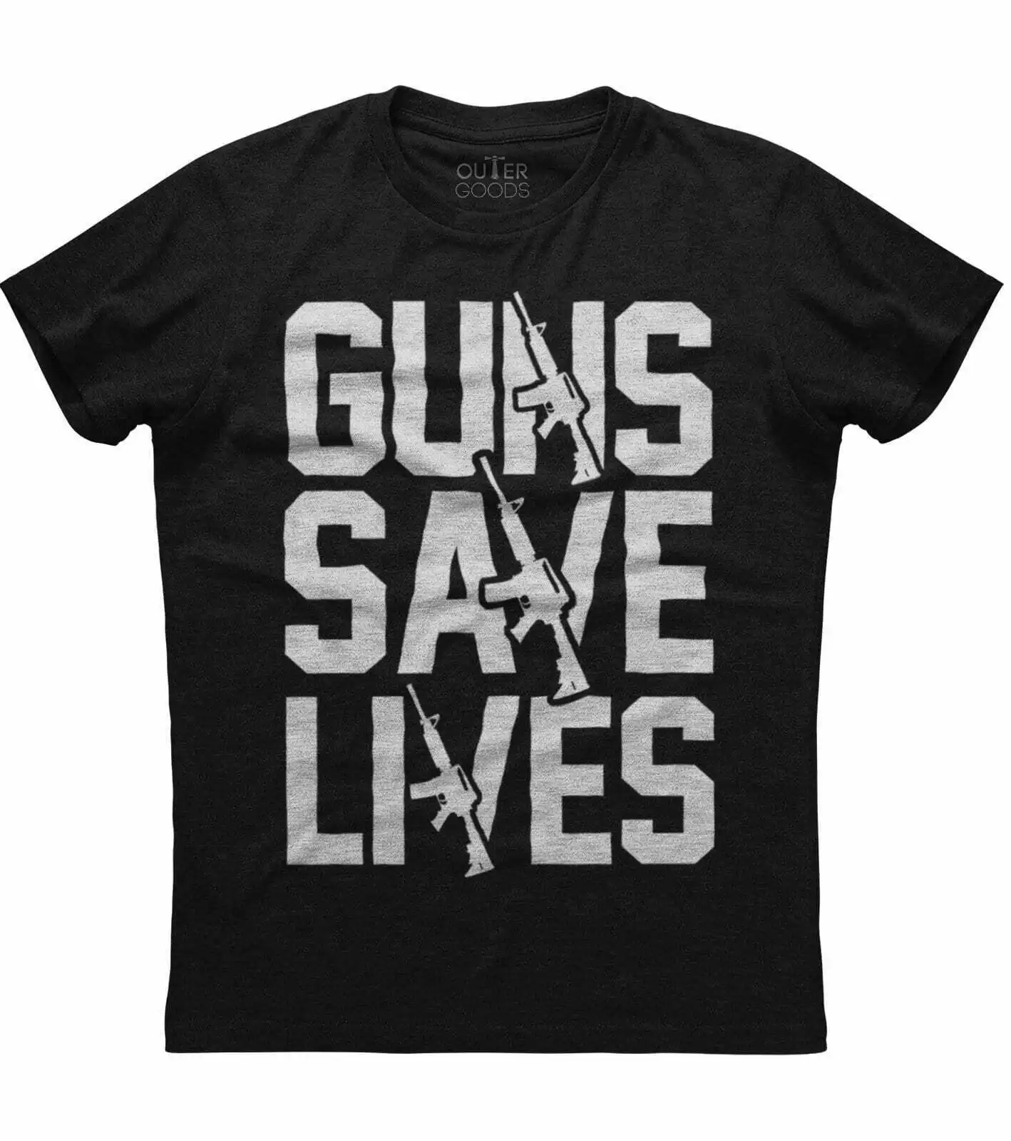 Guns Save Lives, Funny Gun Owner Phrase Letter Printed T-Shirt. Summer Cotton O-Neck Short Sleeve Mens T Shirt New S-3XL
Guns Save Lives, Funny Gun Owner Phrase Letter Printed T-Shirt. Summer Cotton O-Neck Short Sleeve Mens T Shirt New S-3XL