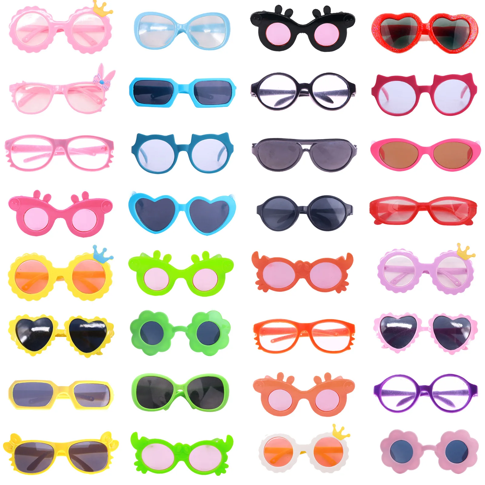 10pc Doll Accessories Multicolor Glasses Love/Cat/Flower Shape For 18Inch American Doll Girl&43Cm New Born Baby Items,Kids Gifts
10pc Doll Accessories Multicolor Glasses Love/Cat/Flower Shape For 18Inch American Doll Girl&43Cm New Born Baby Items,Kids Gifts