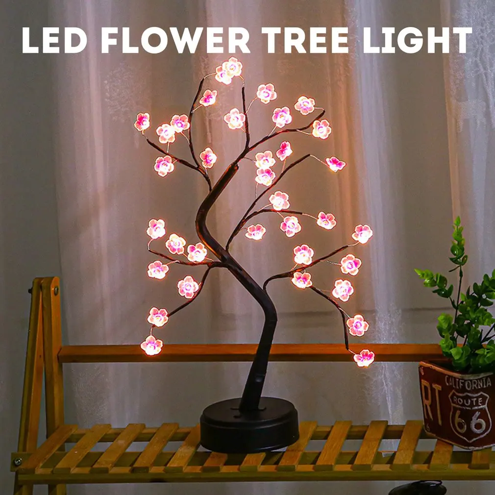 Cherry Blossoms Copper Wire Tree Lamp LED Night Light Festival Wedding Party Home Decoration For Home Restaurant Bar Gift
Cherry Blossoms Copper Wire Tree Lamp LED Night Light Festival Wedding Party Home Decoration For Home Restaurant Bar Gift