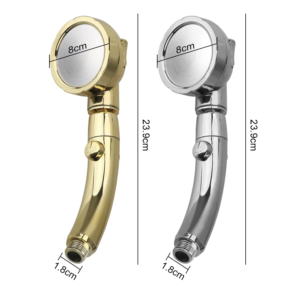 Adjustable Water Saving Shower Head 3 Spray Setting with ON/OFF Pause Switch 360 Degrees Rotating Handheld Shower Head
Adjustable Water Saving Shower Head 3 Spray Setting with ON/OFF Pause Switch 360 Degrees Rotating Handheld Shower Head
