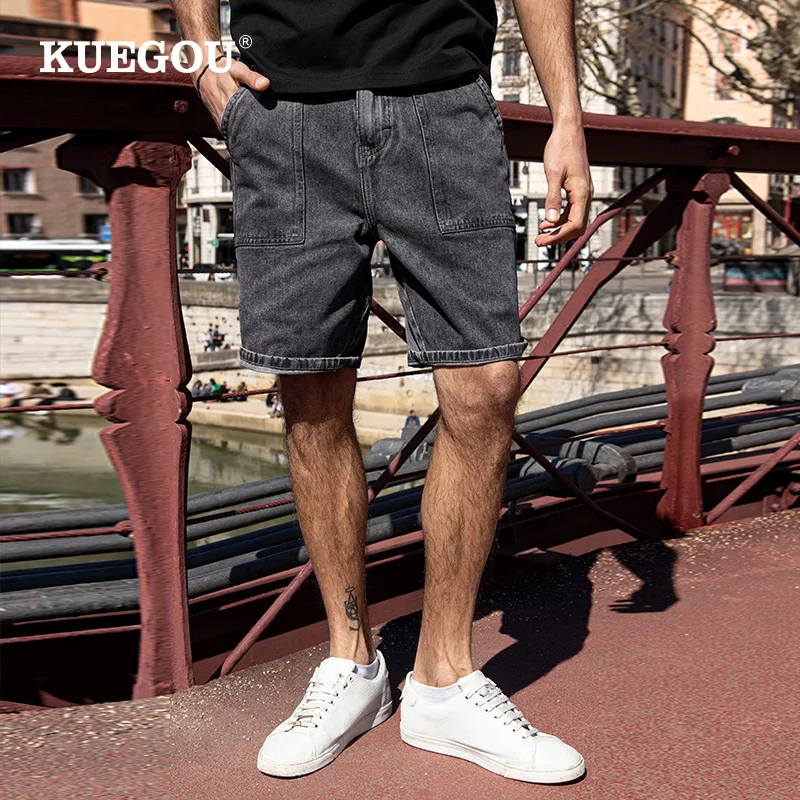 KUEGOU 2022 New Clothing Men's Jeans Vintage Wash Short Fashion Simple Denim Pants Summer High Quality Streetwear Plus Size 3089
KUEGOU 2022 New Clothing Men's Jeans Vintage Wash Short Fashion Simple Denim Pants Summer High Quality Streetwear Plus Size 3089