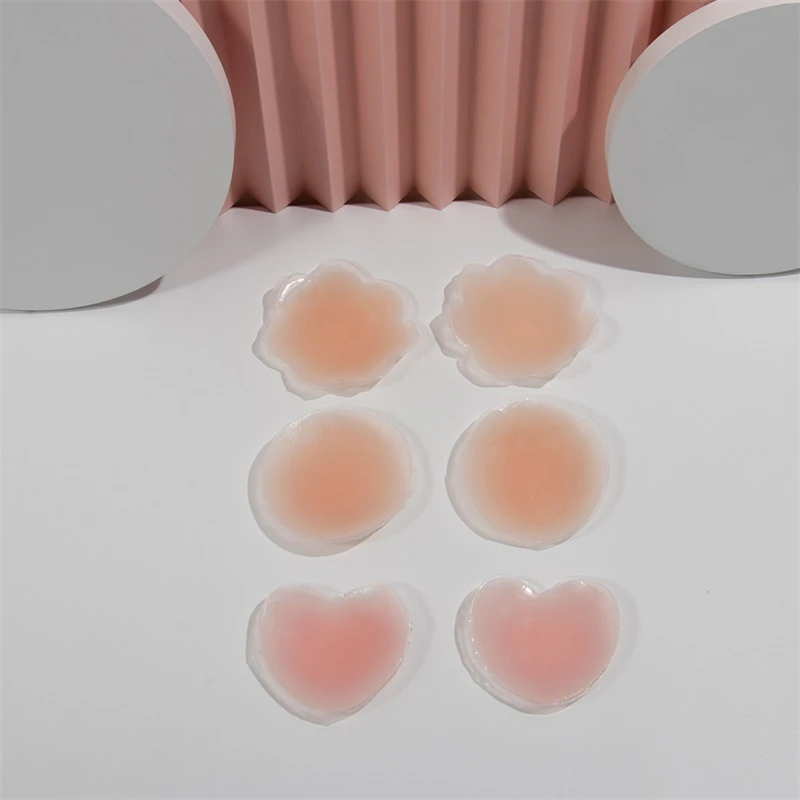 Reusable Invisible Silicone Nipple Cover Self Adhesive Breast Chest Bra Solid Color Woman Pasties Pad Mat Stickers Accessories
Reusable Invisible Silicone Nipple Cover Self Adhesive Breast Chest Bra Solid Color Woman Pasties Pad Mat Stickers Accessories