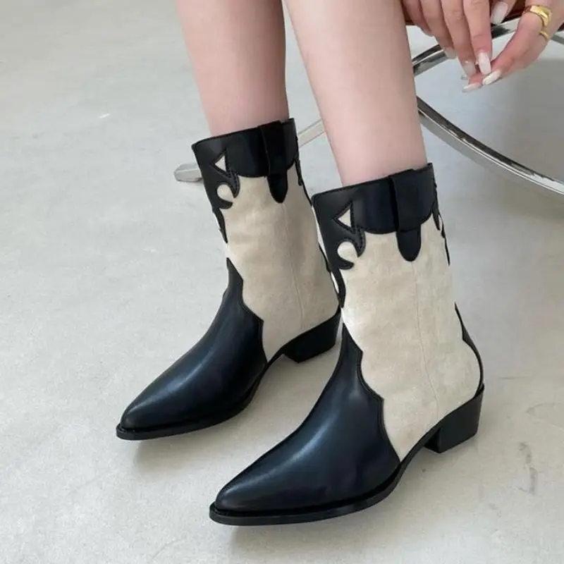 KemeKiss Women Half Short Boots Print Fashion Western Boots Woman Fashion Shoes Woman Daily Footwear Size 35-39
KemeKiss Women Half Short Boots Print Fashion Western Boots Woman Fashion Shoes Woman Daily Footwear Size 35-39