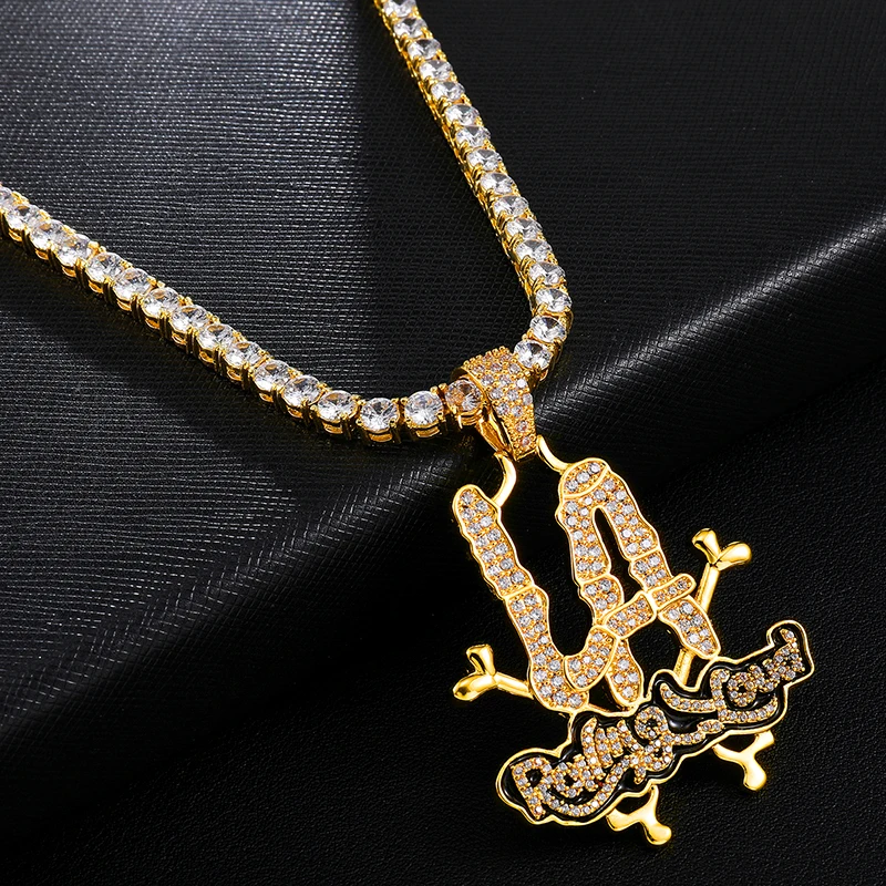 Hip Hop Cubic Zirconia Iced Out Hipster Rolling Loud Micro Paved Zircon Pendant & Necklace For Men Jewelry With Tennis Chain
Hip Hop Cubic Zirconia Iced Out Hipster Rolling Loud Micro Paved Zircon Pendant & Necklace For Men Jewelry With Tennis Chain