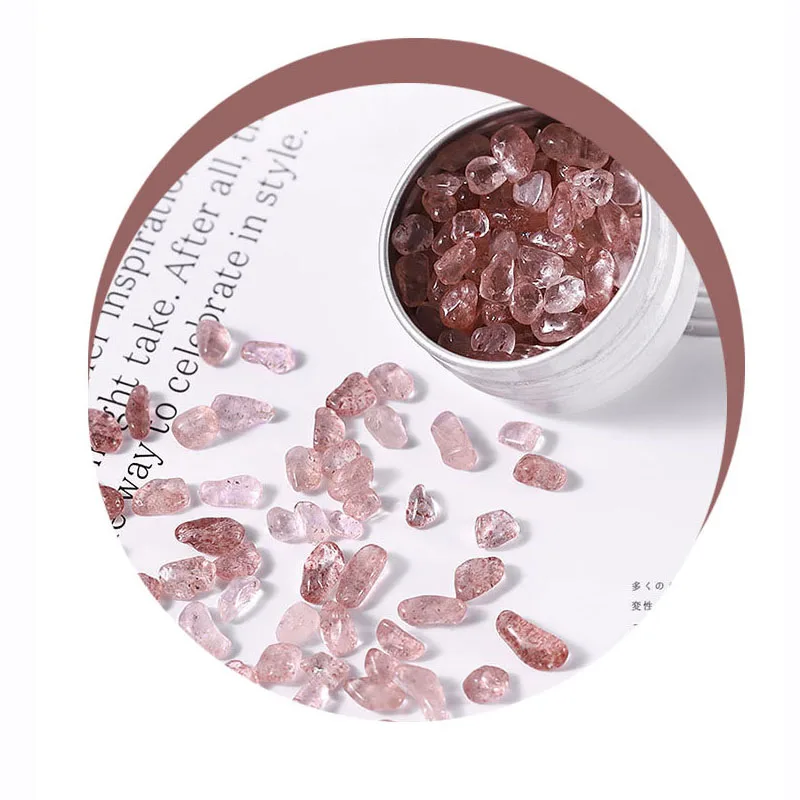 1 Box Natural Crystal Irregular gravel diy Stone Strawberry White Crystal 3D Nail Art Decorations
1 Box Natural Crystal Irregular gravel diy Stone Strawberry White Crystal 3D Nail Art Decorations