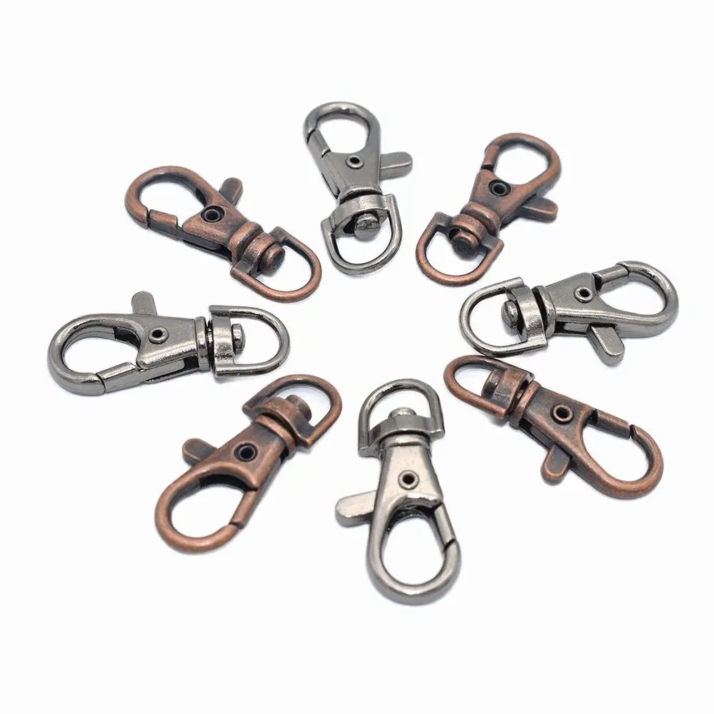 38*10mm Swivel clasp copper D ring Lobster Clasps Swivel Lanyards Trigger Clips for keychain backpack handbag making 10pcs
38*10mm Swivel clasp copper D ring Lobster Clasps Swivel Lanyards Trigger Clips for keychain backpack handbag making 10pcs