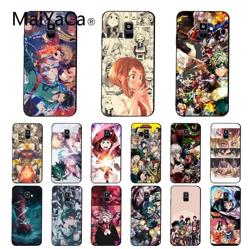 Maiyaca мой герой Boku без Академии Deku Bakugou чехол для телефона Samsung Galaxy A7 A50 A70 A40 A20 A30 A8 A6