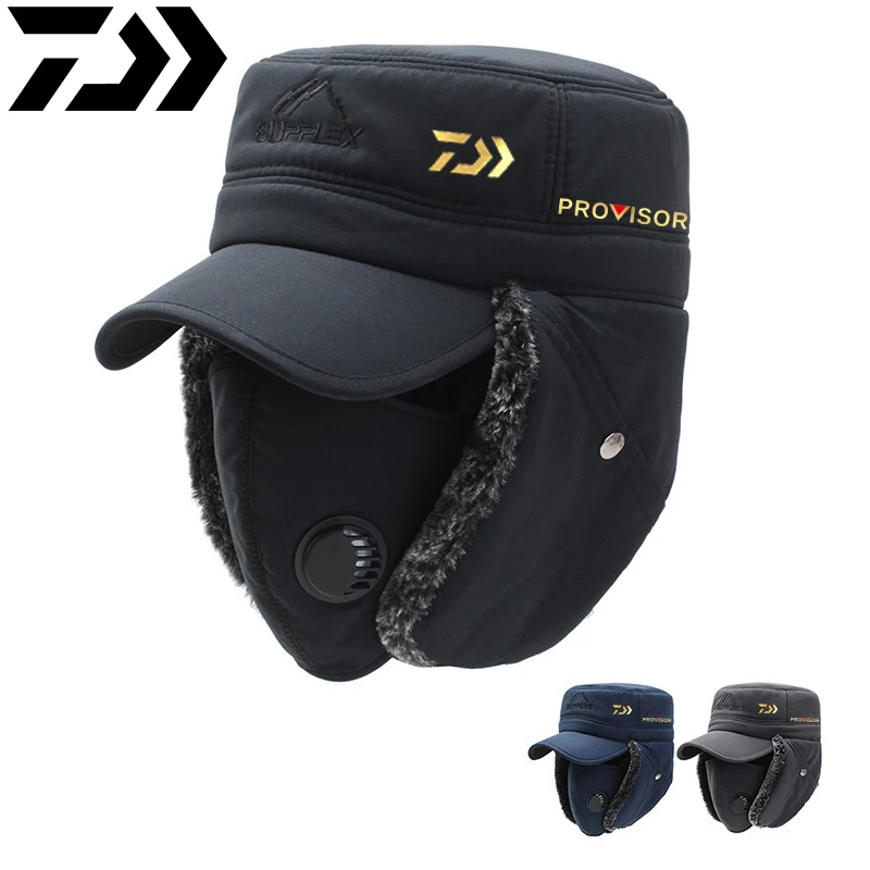 DAIWA Unisex 2021 Winter New Men's Fishing Hats Thicker Plus Velvet Warm Hat Women's Snow-proof Ski Caps Earmuffs Cap Flat Cap
DAIWA Unisex 2021 Winter New Men's Fishing Hats Thicker Plus Velvet Warm Hat Women's Snow-proof Ski Caps Earmuffs Cap Flat Cap