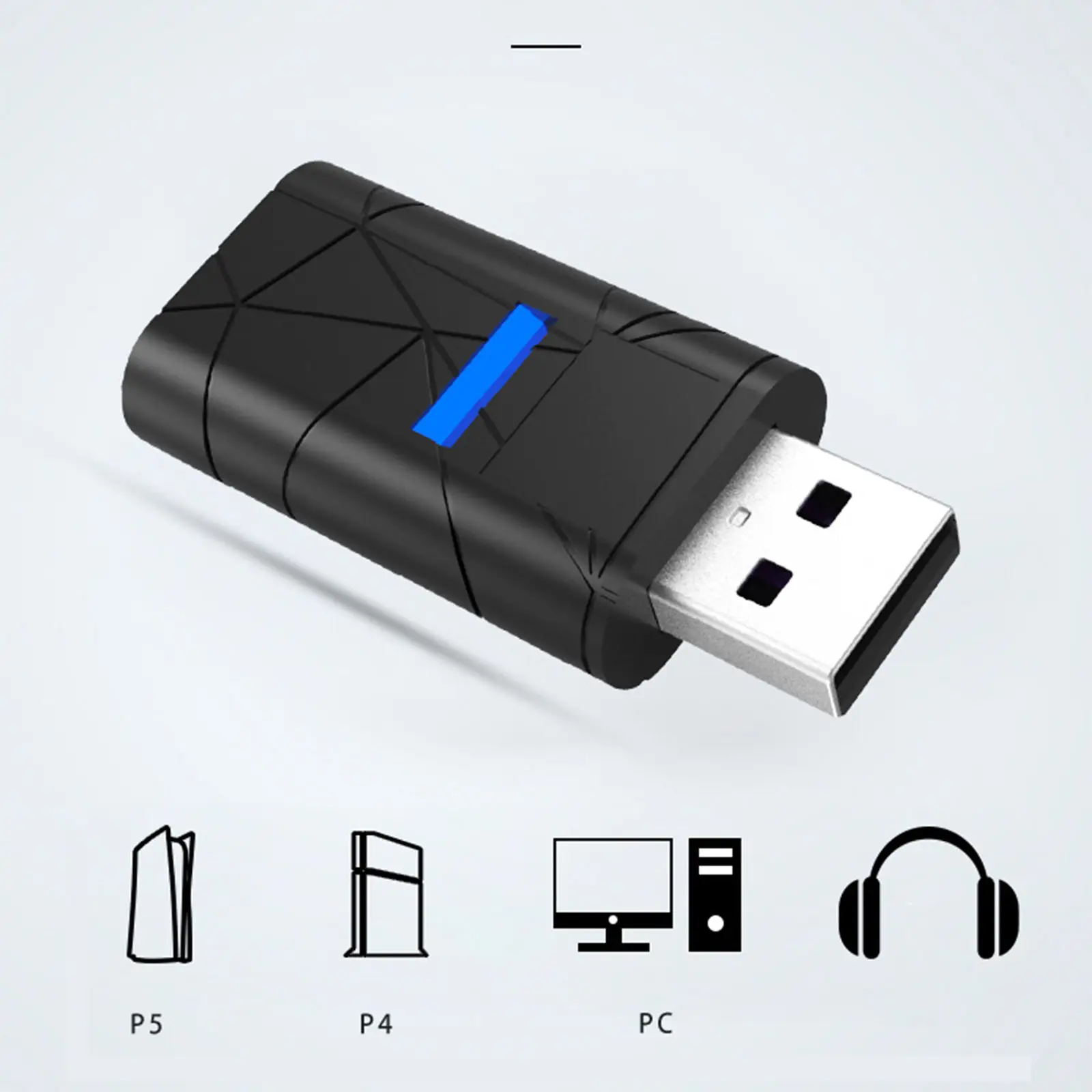 USB Audio Transmitter Wireless Transfer for Headset Laptop Home Stereos TV Headphones
USB Audio Transmitter Wireless Transfer for Headset Laptop Home Stereos TV Headphones