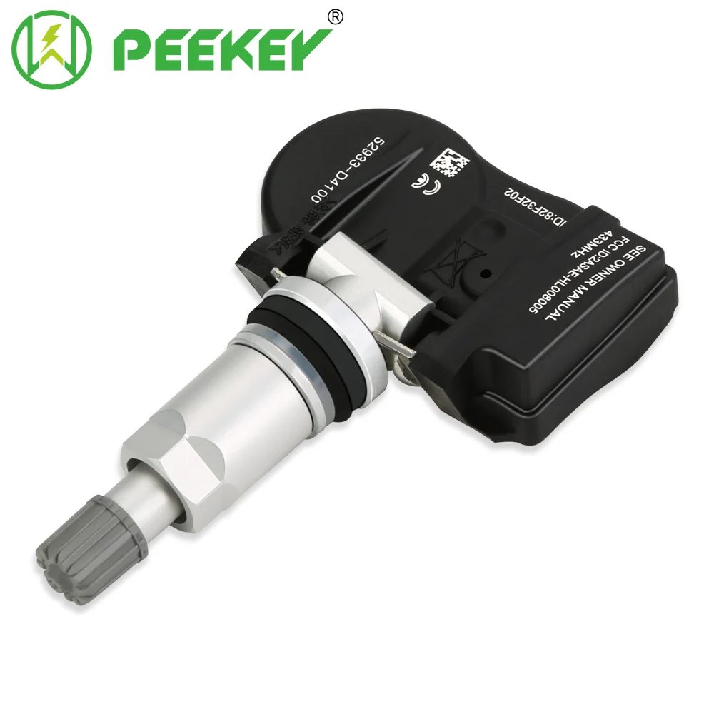 PEEKEY 52933-D4100 Tire Pressure Monitor System sensor 433MHZ for GENESIS,HYUNDAI,KIA ,52933-F2000,52933-D9100 tpms sensor
PEEKEY 52933-D4100 Tire Pressure Monitor System sensor 433MHZ for GENESIS,HYUNDAI,KIA ,52933-F2000,52933-D9100 tpms sensor