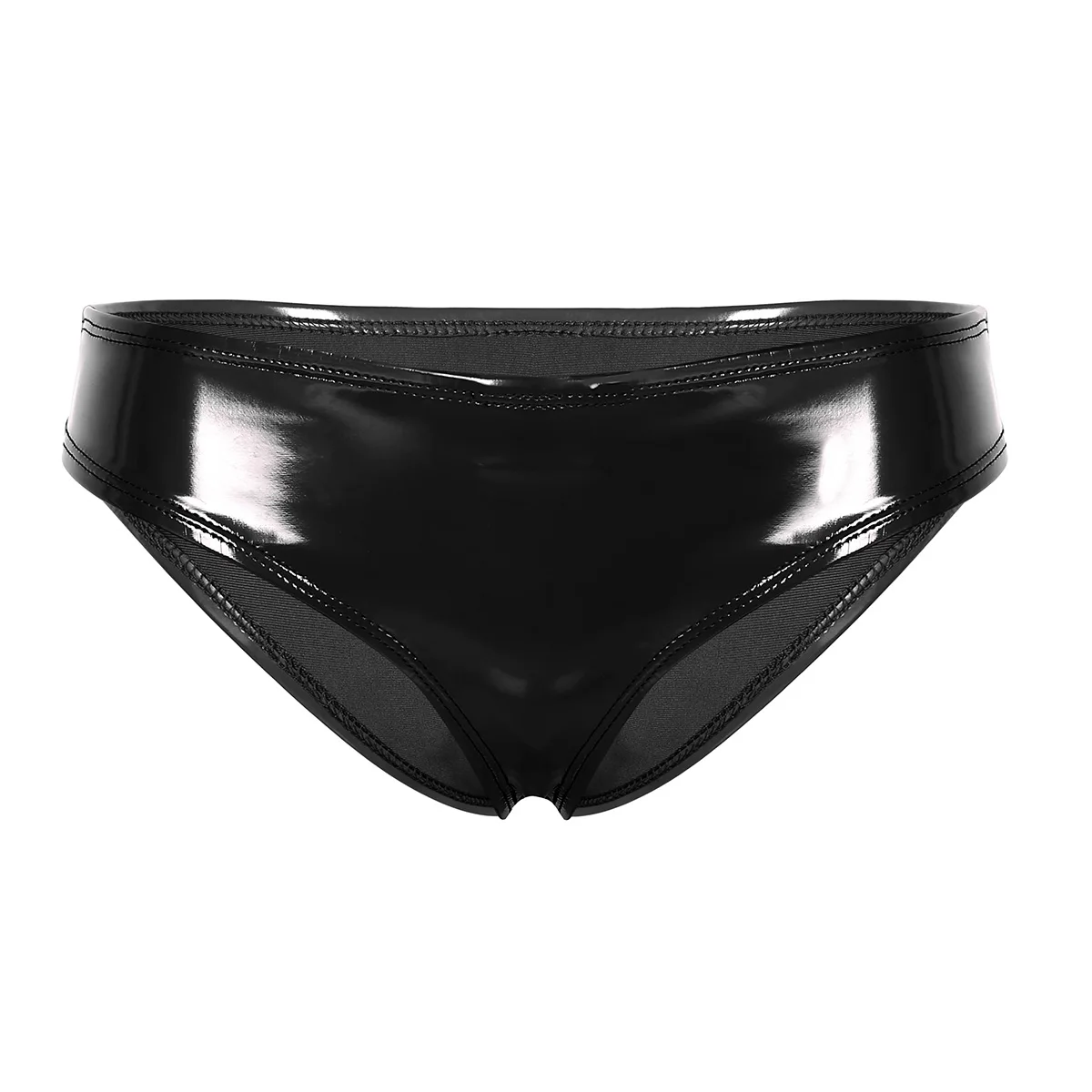Womens Lingerie Latex Mini Underwear Wet Look Patent Leather Panties Low Rise High Cut Hot Sexy Mini Bikini Thong Underwear
Womens Lingerie Latex Mini Underwear Wet Look Patent Leather Panties Low Rise High Cut Hot Sexy Mini Bikini Thong Underwear