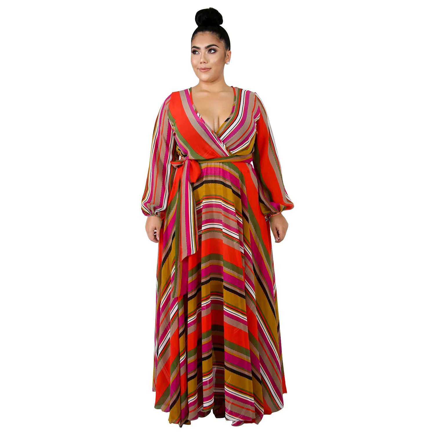 Plus Size 5XL Floral Print Maxi Dress Ladies Elegant Long V-neck Long Sleeve Vintage Vestidos Sexy Robe Vestidos
Plus Size 5XL Floral Print Maxi Dress Ladies Elegant Long V-neck Long Sleeve Vintage Vestidos Sexy Robe Vestidos