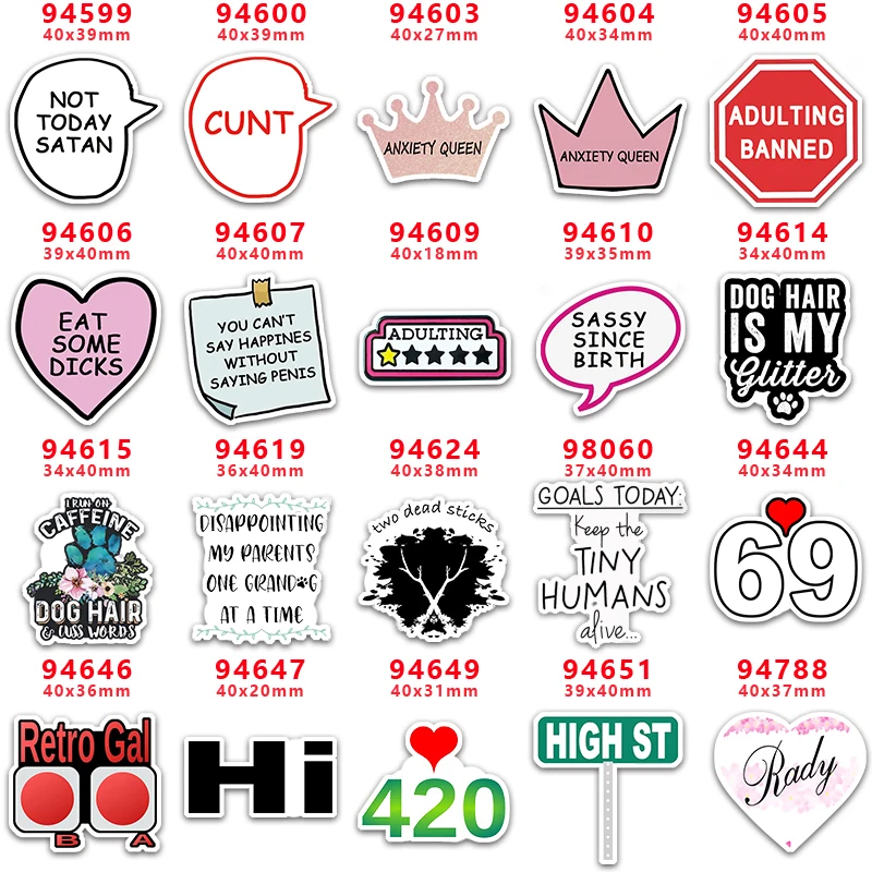 DIY Craft Supplies Sewing Accessories Cartoon Letter And Word Printed Planar Resins Mold 30 Pieces. PR-94599
DIY Craft Supplies Sewing Accessories Cartoon Letter And Word Printed Planar Resins Mold 30 Pieces. PR-94599