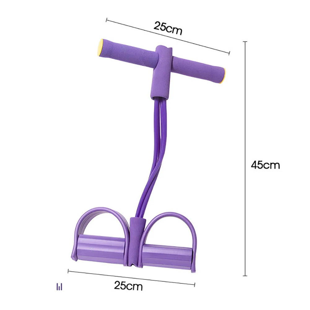 Elastic 4 Tubes Unisex Sit Up Pull Rope Belly Tension Rope Strong Fitness Resistance Band Latex Pedal Yoga Sport Training Tool
Elastic 4 Tubes Unisex Sit Up Pull Rope Belly Tension Rope Strong Fitness Resistance Band Latex Pedal Yoga Sport Training Tool
