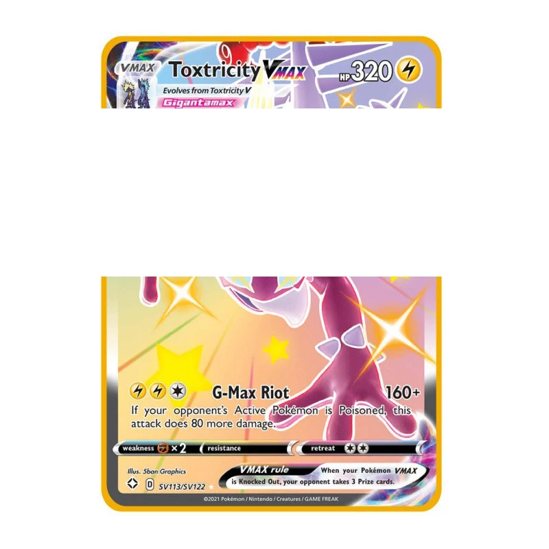 27 Styles Pokemon Metal VMAX Cinderace Toxtriciyt Eevee Grimmsnarl Toys Hobbies Hobby Collectibles Game Collection Anime Cards
27 Styles Pokemon Metal VMAX Cinderace Toxtriciyt Eevee Grimmsnarl Toys Hobbies Hobby Collectibles Game Collection Anime Cards