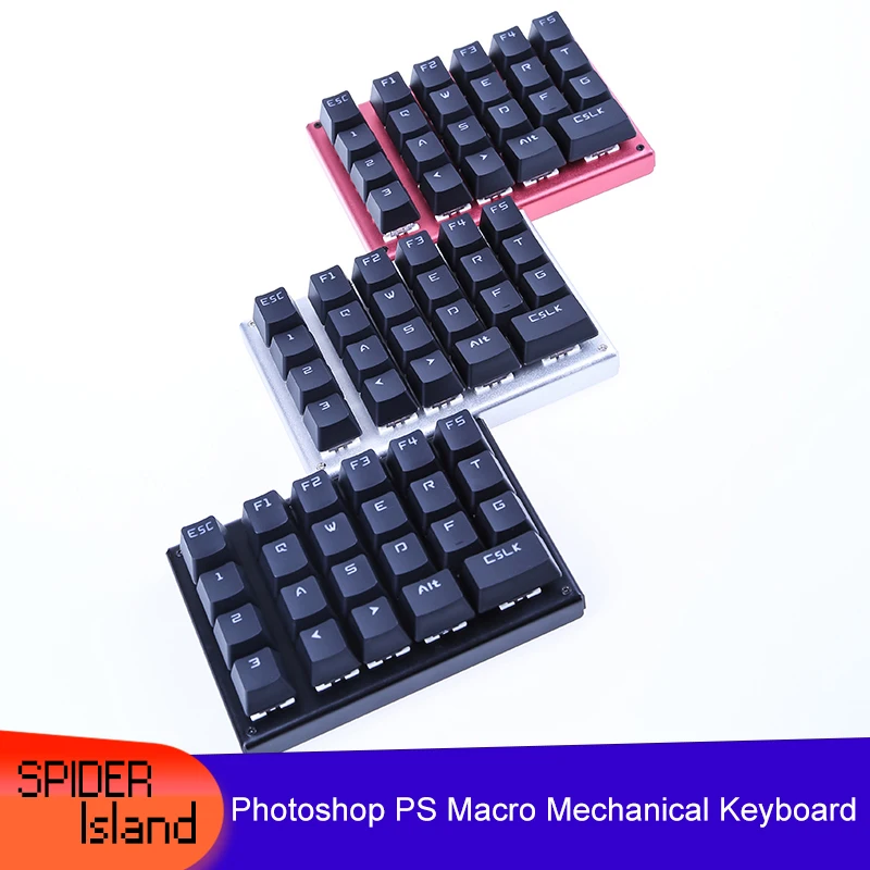 DIY Photoshop PS Designer Keyboard CAD Drawing Software One-Hand Keyboard Macro Office Keyboard Programming Mechanical Keyboard
DIY Photoshop PS Designer Keyboard CAD Drawing Software One-Hand Keyboard Macro Office Keyboard Programming Mechanical Keyboard