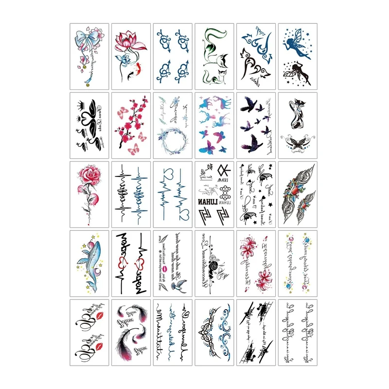 30Pcs/Set Sexy Dark Temporary Tattoo Sticker Waterproof Temporary Tattoo Fake Tattoo Sticker
30Pcs/Set Sexy Dark Temporary Tattoo Sticker Waterproof Temporary Tattoo Fake Tattoo Sticker