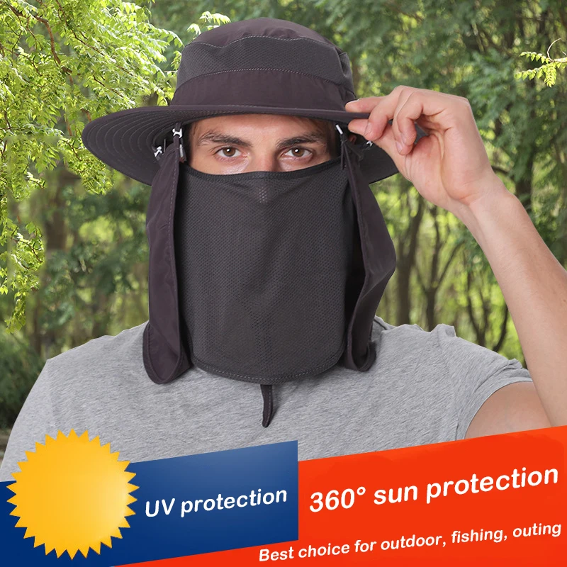 Fashion Summer Outdoor Sun Protection Fishing Cap Neck Face Flap Hat Wide Brim Face Neck Cover Protection for Men
Fashion Summer Outdoor Sun Protection Fishing Cap Neck Face Flap Hat Wide Brim Face Neck Cover Protection for Men