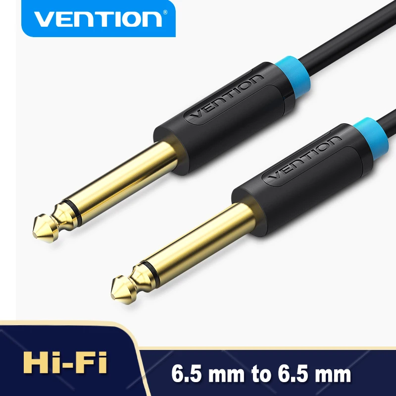 Vention 6.5mm Jack Audio Cable 6.35 Jack Male to Male Aux Cable for Amplifier Guitar Mixer Speaker Stereo Jack 6.35mm Aux Cable
Vention 6.5mm Jack Audio Cable 6.35 Jack Male to Male Aux Cable for Amplifier Guitar Mixer Speaker Stereo Jack 6.35mm Aux Cable