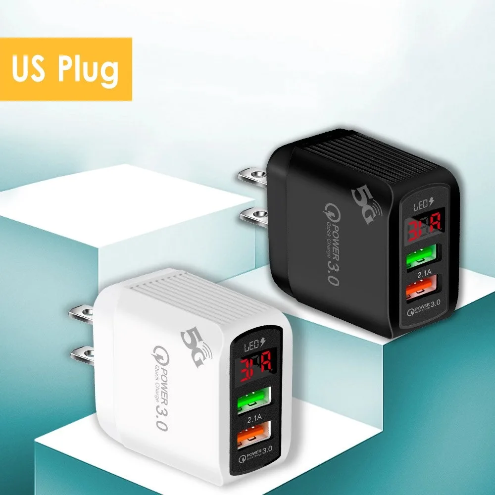 Universal 2 USB Travel Mobile Phone Charger Adapter for iPhone Samsung 5V 5.1A Smart SmartPhone USB Fast chargers Charging Head
Universal 2 USB Travel Mobile Phone Charger Adapter for iPhone Samsung 5V 5.1A Smart SmartPhone USB Fast chargers Charging Head