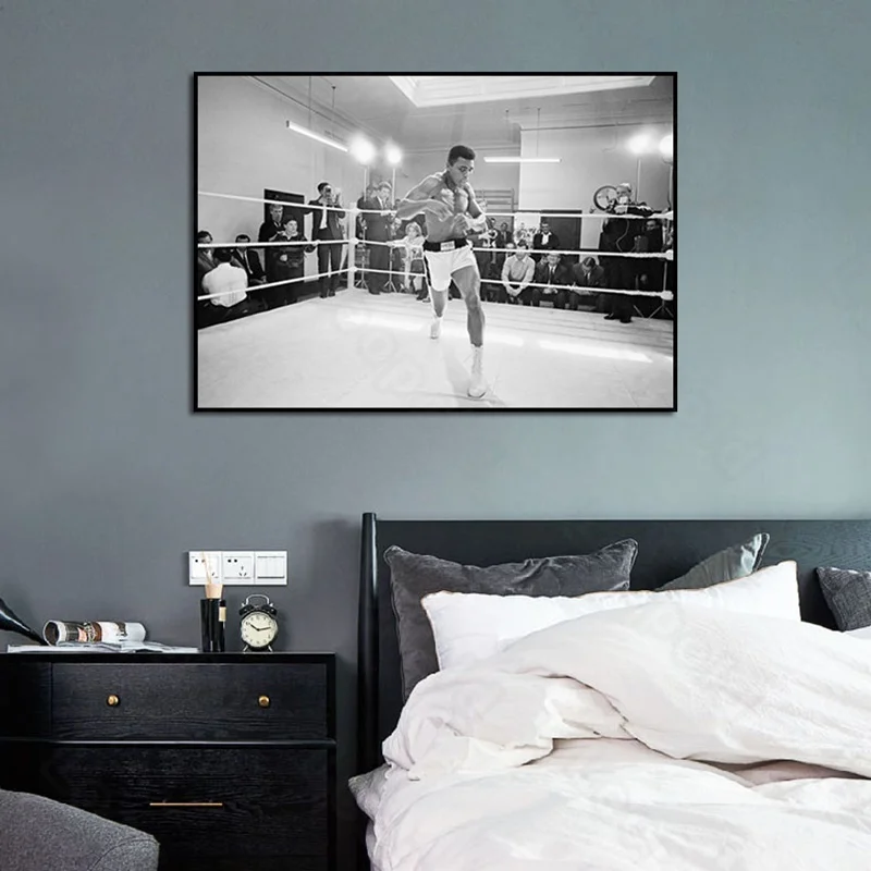 Nostalgia Style Murals Boxing Ring and Fighting Frameles Poster Home Residential Bedroom Decoration Living Room Canvas Painting
Nostalgia Style Murals Boxing Ring and Fighting Frameles Poster Home Residential Bedroom Decoration Living Room Canvas Painting