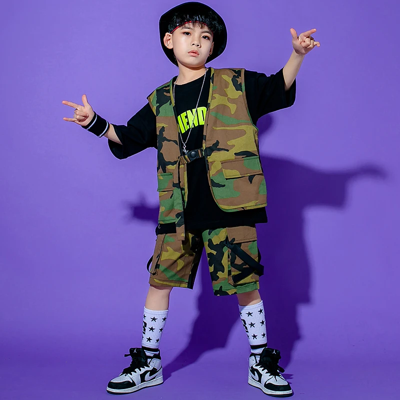 Kids Cool Hip Hop Jazz Dance Costumes for Gilrs Clothing Boys Camouflage Suit Wear Children's Day Clothes Rave Outfit XS1831
Kids Cool Hip Hop Jazz Dance Costumes for Gilrs Clothing Boys Camouflage Suit Wear Children's Day Clothes Rave Outfit XS1831