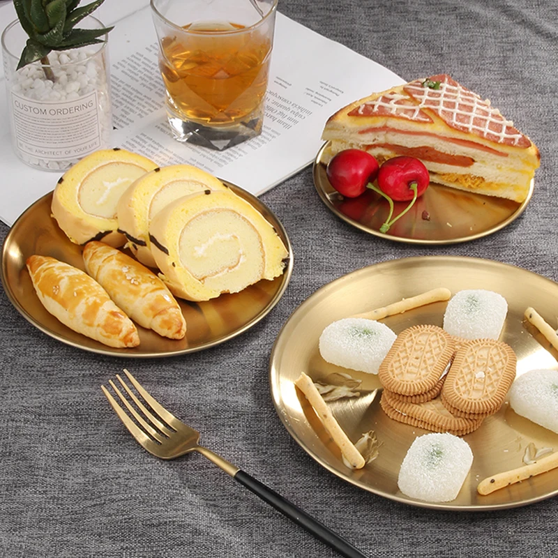 European Style Dinner Plates Gold Serving plate Dishes large size Dessert Fruit Cake Western Steak Roast Meat Round Kitchen Tray
European Style Dinner Plates Gold Serving plate Dishes large size Dessert Fruit Cake Western Steak Roast Meat Round Kitchen Tray