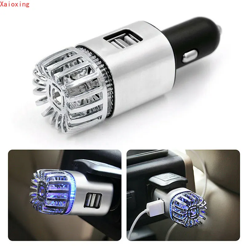Cornmi 2 in 1 Car Accessories Dual USB Fresh Ionic Air Purifier Oxygen Bar Ozone Ionizer Cleaner
Cornmi 2 in 1 Car Accessories Dual USB Fresh Ionic Air Purifier Oxygen Bar Ozone Ionizer Cleaner