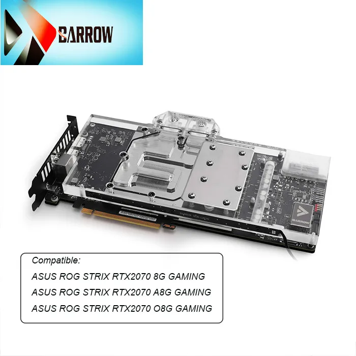 Радиатор GPU Barrow с водяным охлаждением для ASUS ROG STRIX RTX2070 8G / A8G / O8G игровая поддержка синхронной материнской платы BS-ASS2070-PA
Радиатор GPU Barrow с водяным охлаждением для ASUS ROG STRIX RTX2070 8G / A8G / O8G игровая поддержка синхронной материнской платы BS-ASS2070-PA