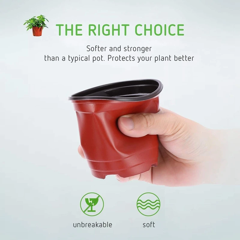 150Pcs 4.72 Inch Plastic Flower Seedlings Nursery Supplies Planter Pot/Pots Containers Seed Starting Pots Planting Pots
150Pcs 4.72 Inch Plastic Flower Seedlings Nursery Supplies Planter Pot/Pots Containers Seed Starting Pots Planting Pots