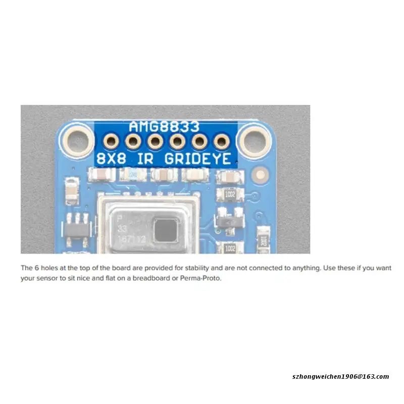 28GF AMG8833 IR 8x8 Infrared Thermal Imager Array Temperature Measurement Sensor Module Infrared Imaging Camera Sensor
28GF AMG8833 IR 8x8 Infrared Thermal Imager Array Temperature Measurement Sensor Module Infrared Imaging Camera Sensor