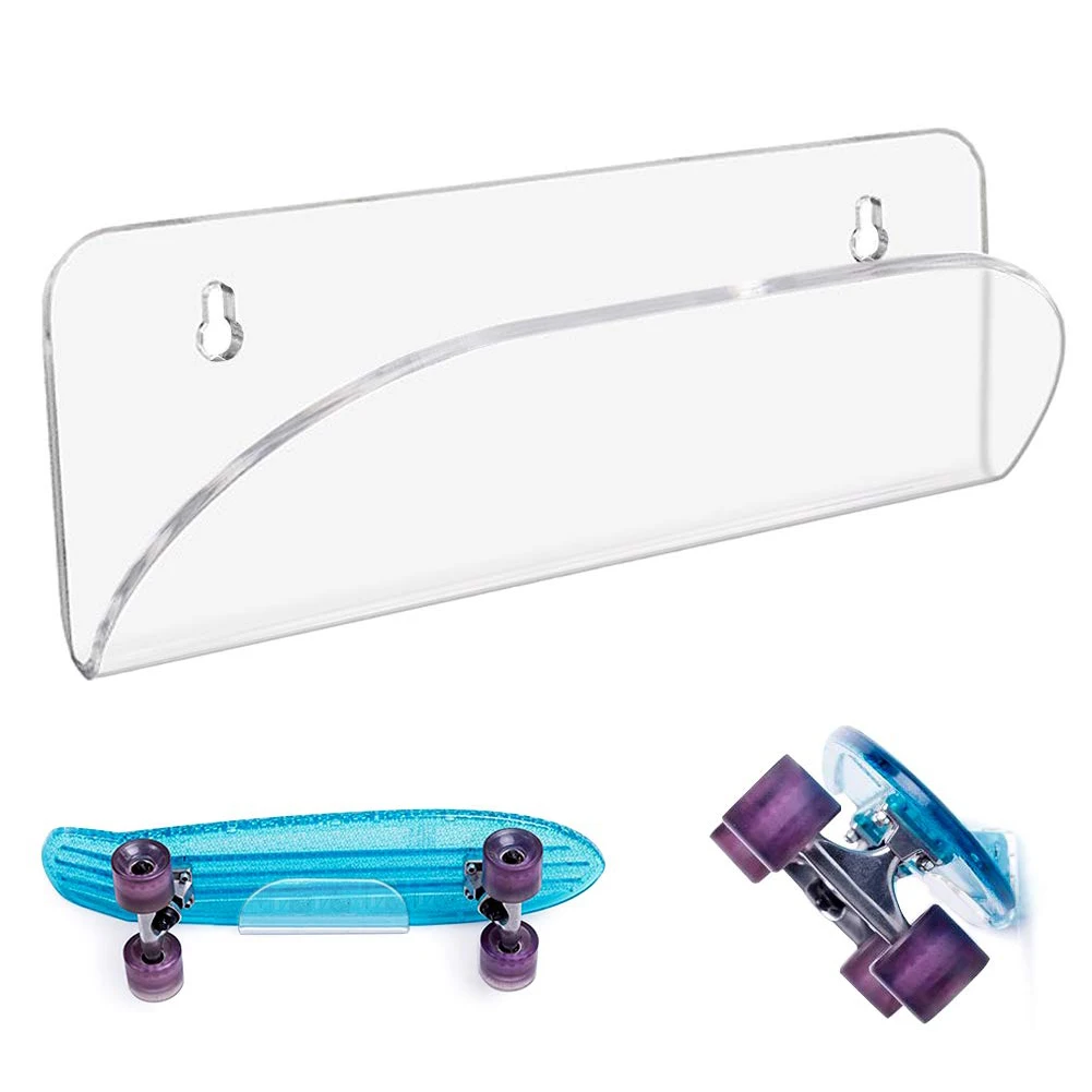 Skateboard Wall Mount Rack Display Stand Holder Acrylic Longboard Deck Skate Scooter Stand Skateboards Skateboard Wall Holder
Skateboard Wall Mount Rack Display Stand Holder Acrylic Longboard Deck Skate Scooter Stand Skateboards Skateboard Wall Holder