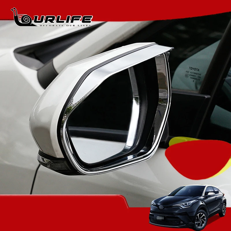 Rainproof Car Rearview Mirror Eyebrow Cover Trim Rain Shield Silver Chrome For Toyota C-HR CHR C HR XA10 2019 2020 2021 2022
Rainproof Car Rearview Mirror Eyebrow Cover Trim Rain Shield Silver Chrome For Toyota C-HR CHR C HR XA10 2019 2020 2021 2022