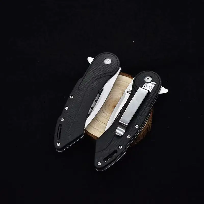 High Quality Folding Knife 9CR18MOV Blade + G10 Handle Quick Bearing Opening Camping Tactical Pocket Knife Edc Outdoor Tools
High Quality Folding Knife 9CR18MOV Blade + G10 Handle Quick Bearing Opening Camping Tactical Pocket Knife Edc Outdoor Tools