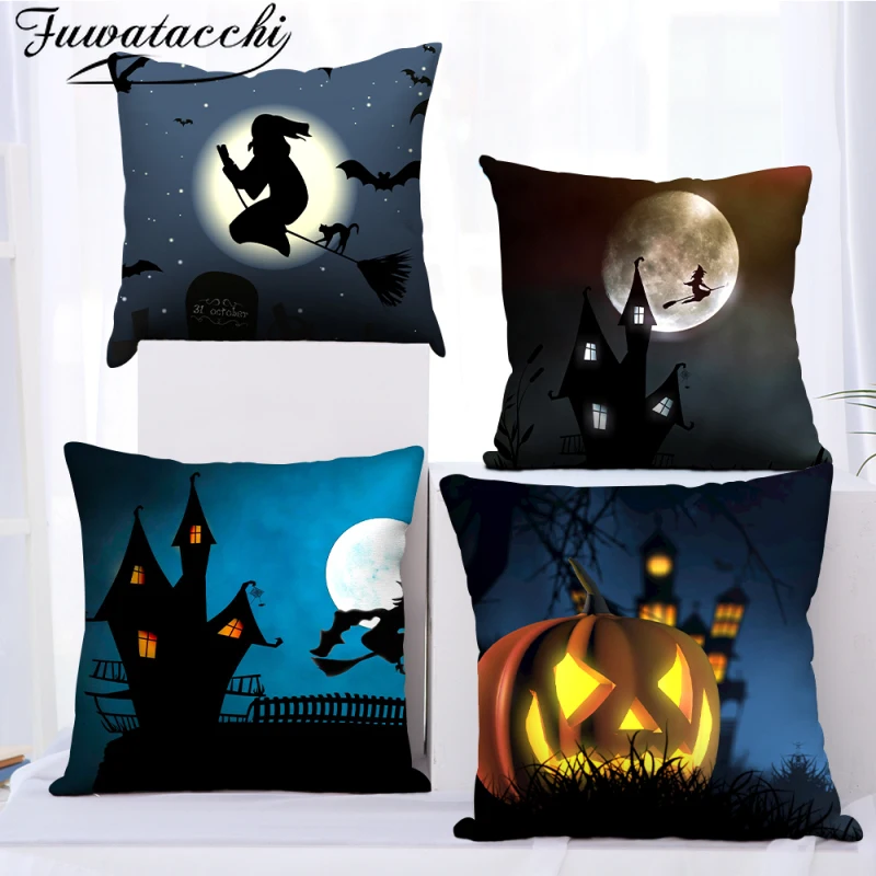 Fuwatacchi Halloween Style Cushion Cover Caster Witch Double Sides Printed Pillow Cover For Home Sofa Car Decor Throw Pillowcase
Fuwatacchi Halloween Style Cushion Cover Caster Witch Double Sides Printed Pillow Cover For Home Sofa Car Decor Throw Pillowcase