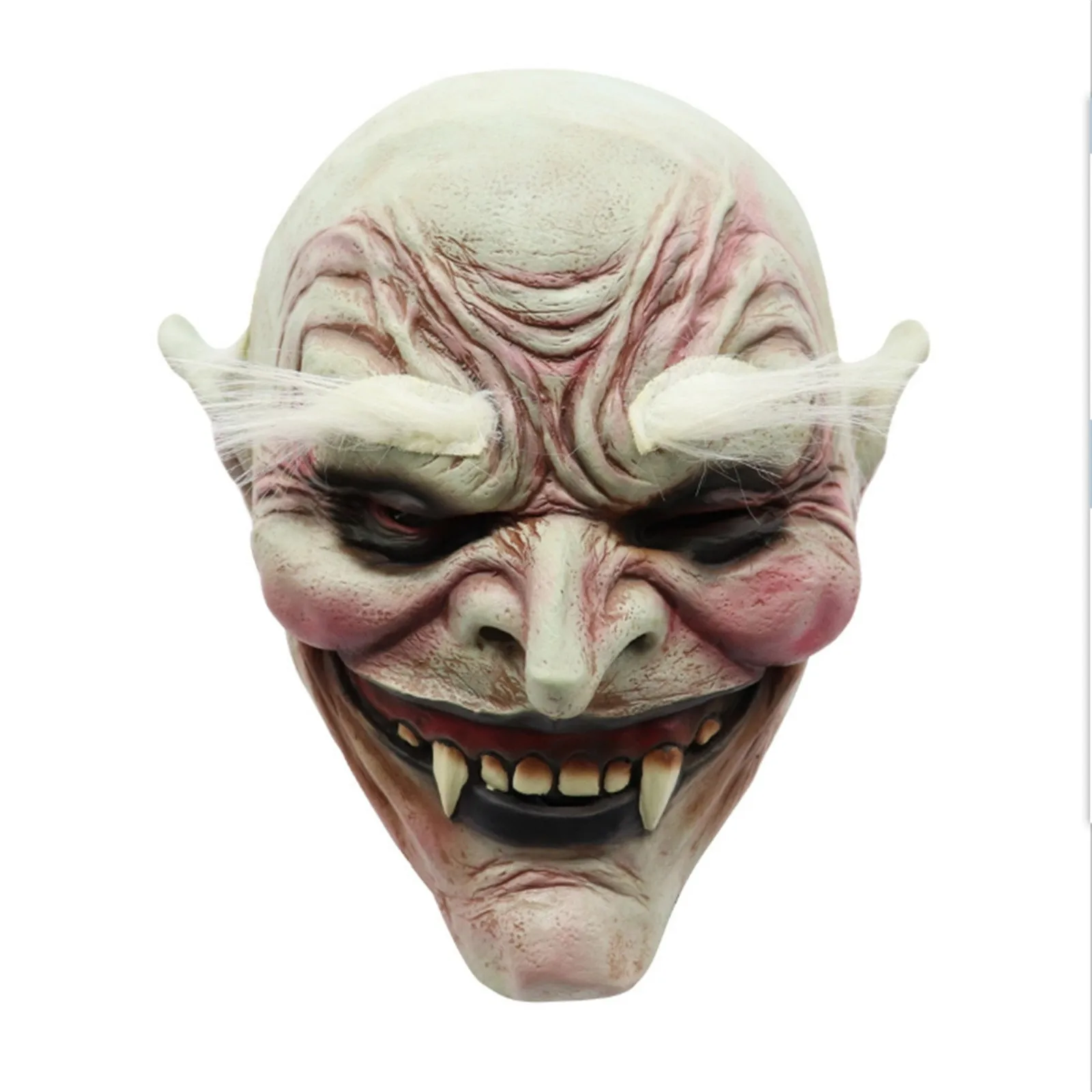 White Eyebrow Old Demon Mask Halloween Horror Devil Mask Terrible Party Cosplay Masquerade Vampire Headgear Adult Dress Up Props
White Eyebrow Old Demon Mask Halloween Horror Devil Mask Terrible Party Cosplay Masquerade Vampire Headgear Adult Dress Up Props