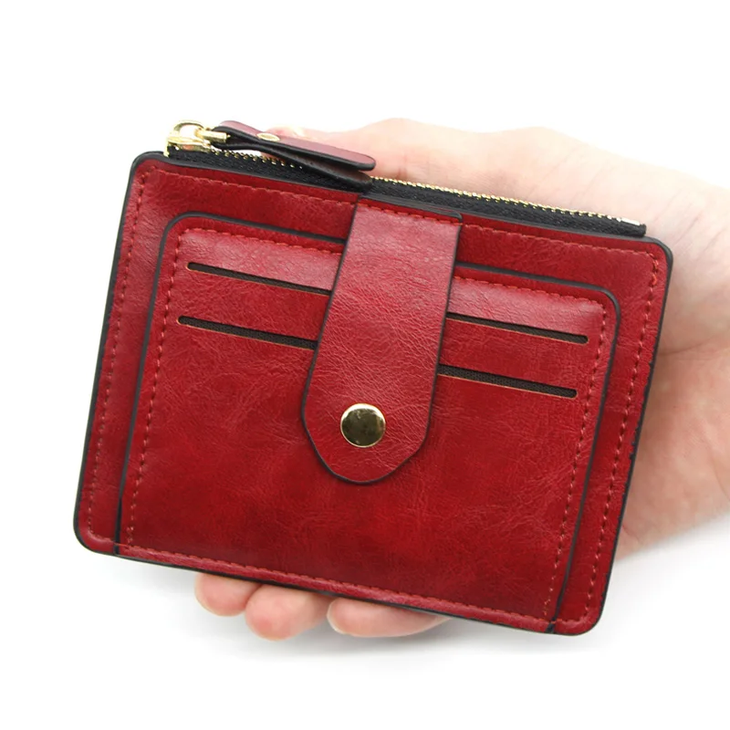 Small Fashion Credit ID Card Holder Slim Leather Wallet With Coin Pocket Man Money Bag Case For Men Mini Women Business Purse
Small Fashion Credit ID Card Holder Slim Leather Wallet With Coin Pocket Man Money Bag Case For Men Mini Women Business Purse