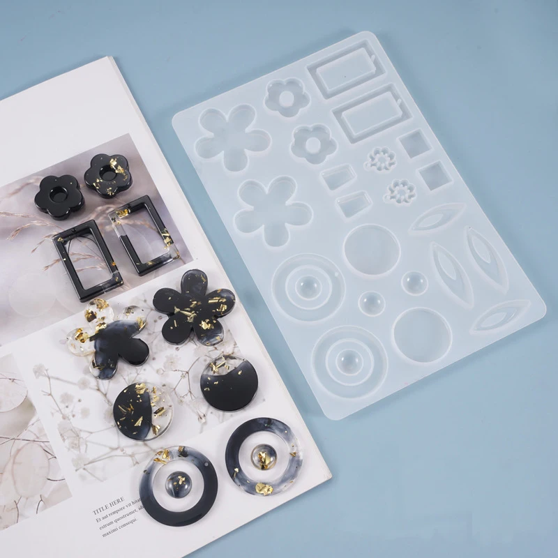 Геометрические серьги в виде цветка, прессформа из смолы, ожерелье, серьги, эпоксидная силиконовая форма для изготовления ювелирных издели...
Геометрические серьги в виде цветка, прессформа из смолы, ожерелье, серьги, эпоксидная силиконовая форма для изготовления ювелирных издели...