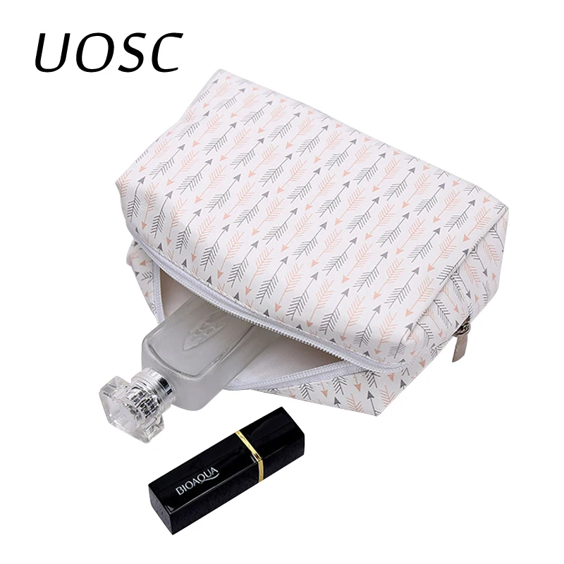 Дорожная косметичка UOSC из искусственной кожи для женщин маленький органайзер