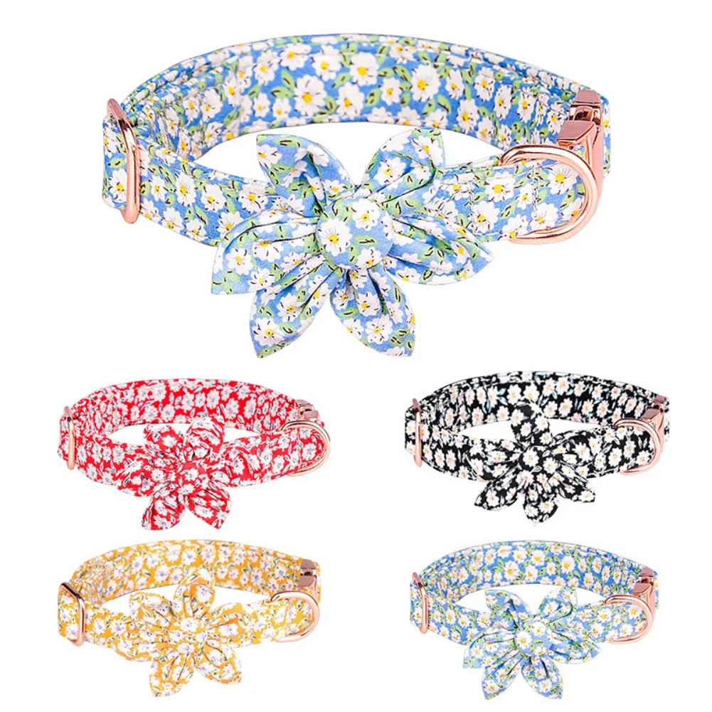 Petal Flower Pet Collar Dog Collar Rose Gold Buckle Collar Bow tie Collar Adjustable Collars for Dogs and Cats
Petal Flower Pet Collar Dog Collar Rose Gold Buckle Collar Bow tie Collar Adjustable Collars for Dogs and Cats