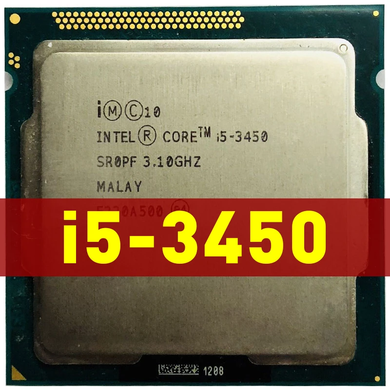 

Intel Core i5-3450 i5 3450 3.1 GHz Quad-Core Quad-Thread CPU Processor 6M 77W LGA 1155
