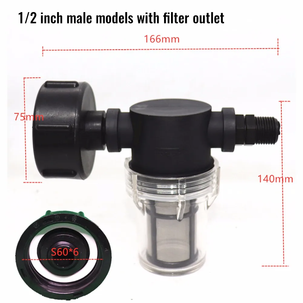 1 Pcs IBC Water Tank Ton Barrel Filter Connector Joint Hose Adapter Water Ball Valve Fittings For Garden Tools Accessories
1 Pcs IBC Water Tank Ton Barrel Filter Connector Joint Hose Adapter Water Ball Valve Fittings For Garden Tools Accessories
